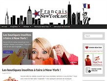 Tablet Screenshot of francaisnewyork.net